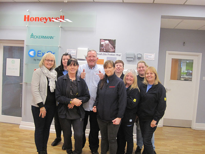 A TEAM EFFORT AT HONEYWELL REAPS REWARDS FOR THE NORTH WALES CANCER APPEAL